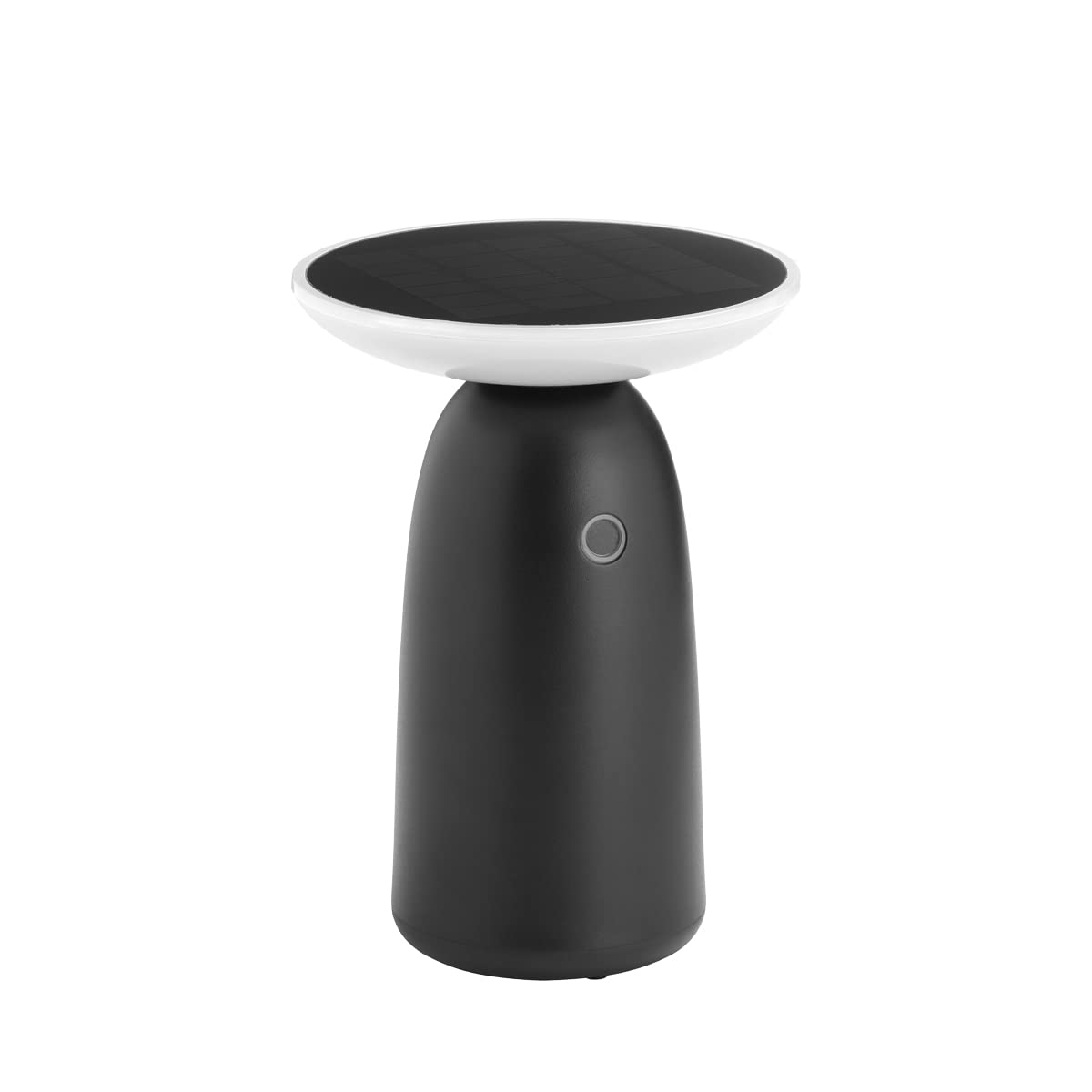 Lámpara de mesa solar con puerto usb VERSA negro Touch dimming LED SMD 10W 3000K exterior IP54. Lámpara portátil solar ideal para terrazas