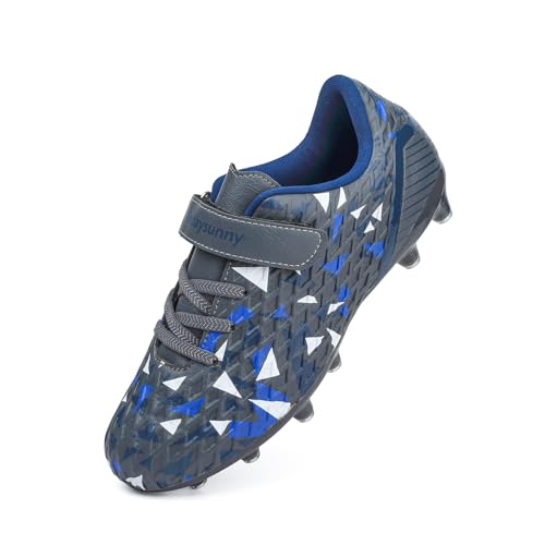 Kids Soccer Cleats Boys Girls Turf Football Shoes