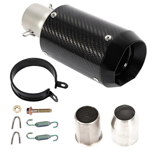 TBVECHI Motorcycle Carbon Fiber Exhaust Muffler...