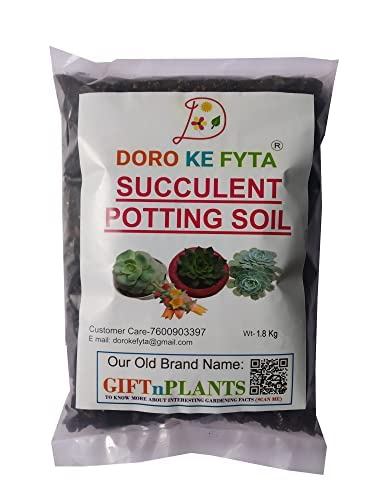 DORO KE FYTA Succulent Potting Soil for Better Drainage, Roots Aeration and Protection from Roots Rot (4.5 Kg) (B0B5QRTFQY) Amazon Price History, Amazon Price Tracker