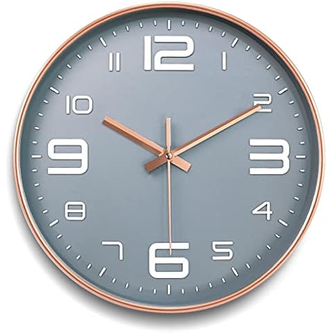 Reloj de Pared Moderno y Silencioso MULEVIP, 12 Pulgadas Cover