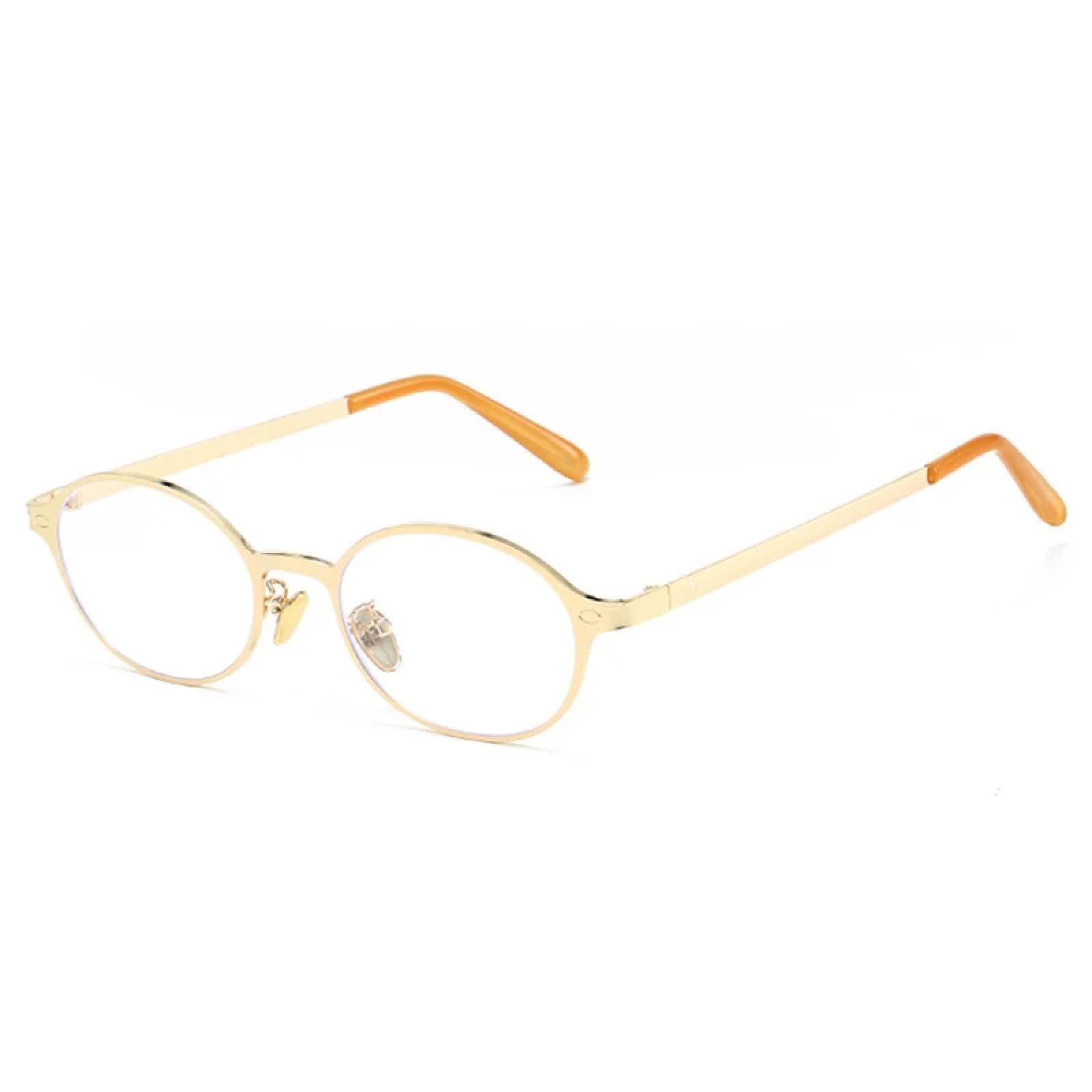 Occhiali da sole vintage classici da donna, piccoli, ovali, con montatura in metallo, alla moda, con rivetti, da uomo, con tonalità punk, UV400.