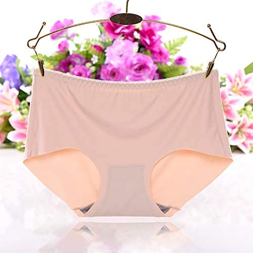 Image of LOURYN KOULYN Women's Ice Silk Seamless Hipster Panties(S to 3XL) (Pack of 3)