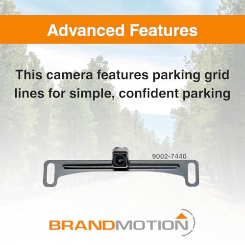 Image of Brandmotion 9002-7440 Factory Tailgate Harness with Dual Mount Camera fits 2011-2016 F250 F350 Super Duty with Factory Rear Vision | Waterproof Case with Anti-Fog Lens | Easy Install