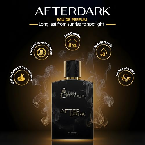 Image of AfterDark Edp Premium Perfume For Man & Woman, 100 ml | Long-Lasting Eau De Parfum | Tobacco, Vanilla & Spices | Luxury Fragrance For Modern Lifestyle | Ideal Gift For Him (Pack of 1)