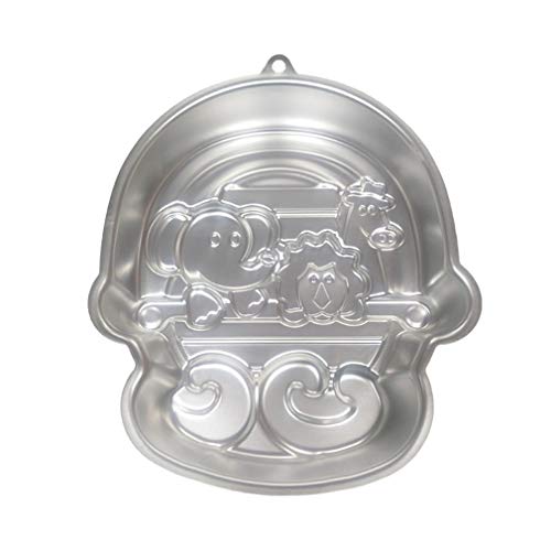 Image of Ulalaza 3D Animal Baking Pan Aluminum Cake Mold DIY Birthday Cake Mould Kitchen Supplies