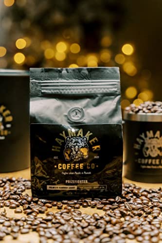 Haymaker Coffee Bourbon Roast en grano 12 Ounce miniatura 2