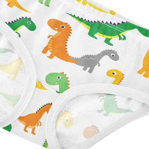 Joisal Cute Cartoon Dinosaur Girls Underwear Toddler 2t Cotton Panties for Girl Stylish Briefs Kids Undies4