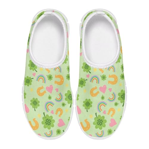 Girls Running Slip On Shoes Funny Print Kids Tennis Shoes for Travel2