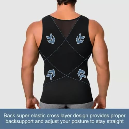 Sculptcore - Shaper Vest 2.0, Mens Body Shaper for Men, Men Body Shaper, Compression Tank Top Men3