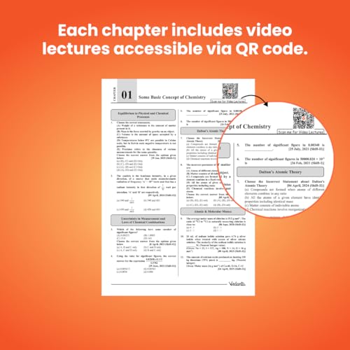 Image of Vedantu JEE Main Physics PYQ Book | 7 Years (2019-2025) Solved Papers | 143 Papers, 3500+ MCQs, Chapterwise & Topicwise Solutions | QR Codes for Video Lectures | JEE Exam Prep Book 2026