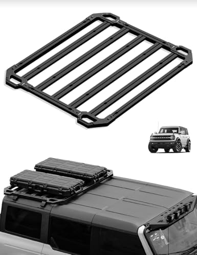 JROAD Bronco Hard top Platform Roof Rack, Rear Cargo Basket for 2...