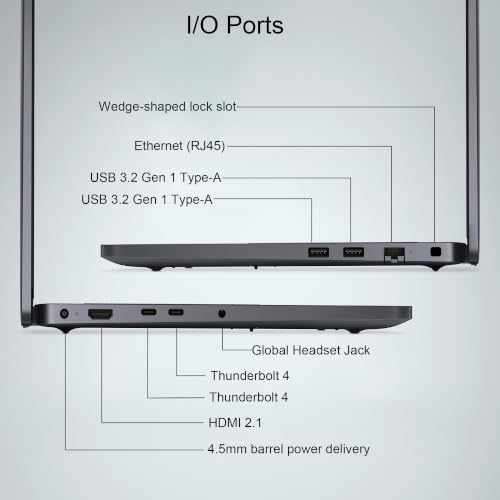 Image of Dell Pro 14 PC14250 Laptop, 14 inch FHD+, Intel Core 5 120U, 16GB, 256GB SSD
