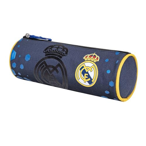 Quo Vadis - Trousse scolaire - Ronde - Real Madrid - Graphique - 23x8x8 cm - Toile (polyester) - 1 compartiment(s)