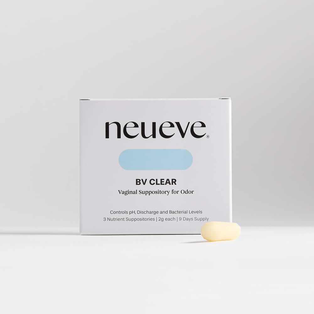 NeuEve BV Clear for <45 | for l Odor and Bacterial Vaginosis Relief | pH-Balancing and Deals with Gardnerella lis and Recurrent BV