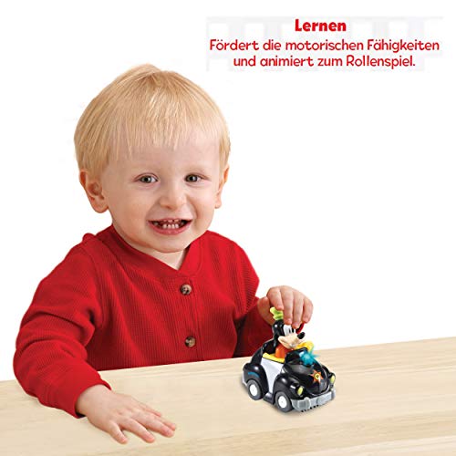 Vtech Tut Baby Flitzer-Goofys Polizeiauto bebé, juguete, coche Goofy (80-521604)