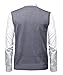 Herothorn Mens Thick Argyle Sweater Vests Classic V-Neck Knitwear Sleeveless Pullover Autumn Winter Warm Tank Tops Dark Grey