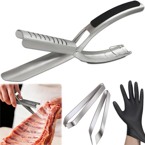 Herramienta para quitar membrana de costillas acero inoxidable