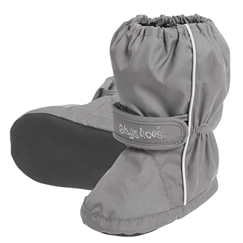 Unisex-Child Thermo BootieSnowshoe, Grey, 18/19 EU2