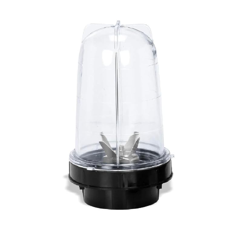 Bullet Mixer Grinder Jar|Stainless Steel Blade with Transparent BPA-Free Cup|Bullets Jars for Smoothies,Juices,Shakes & Dry Grinding(500Ml Juicer Jar)