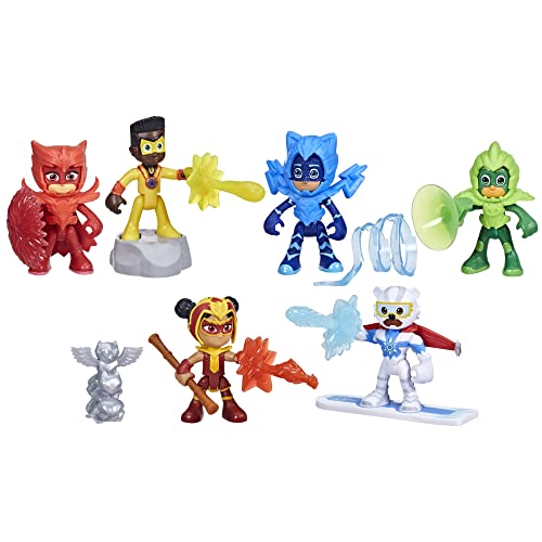 image for PJ Masks Power Heroes Meet The Power Heroes Figure Set with 6 Figures 