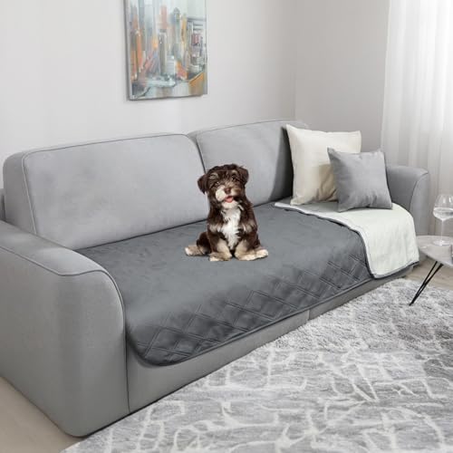TAIKURA Single-Sided Waterproof Dog Bed Cover Pet Blanket No