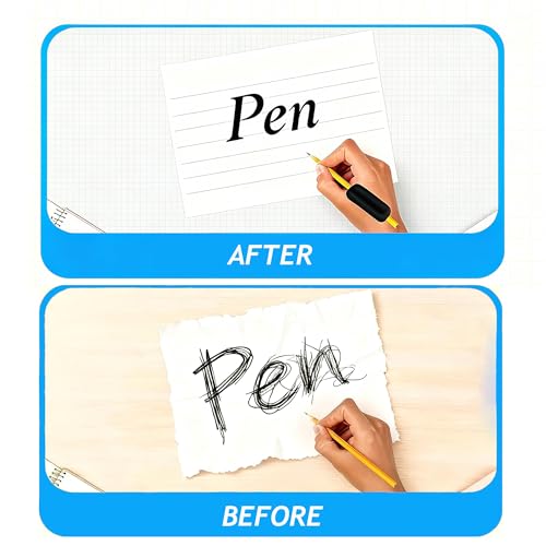 2 PCS Weighted Pencil Grips, 1oz Handwriting Aid for Children Elderly & Special Needs Assists with Penmanship Issues Due to Autism, Tremors, Grip Strength or Fine Motor Skill Disability - Image 7