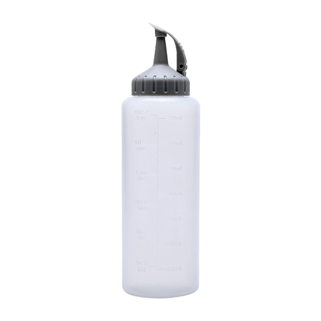 ZNJAMN 10pcs Squeeze Condiment Bottles With Nozzles Ketchup BBQ Sauces Olive Oil Bottle Dispenser Sauce for Seasoning(Grey,350ml)