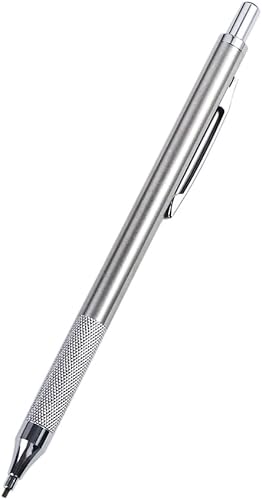 WEISHA Lápiz automático 1 lápiz mecánico de acero inoxidable de 050709130079in diseño de escritura y dibujo para estudiantes suministros de oficina