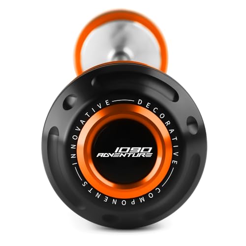 Modeer Für 1090 Adventure/R 2017 2018 Motorrad Vorderachse Gabel Rad Fallschutz Crash Pad 1090 adventure r Zubehör (1090-Orange)