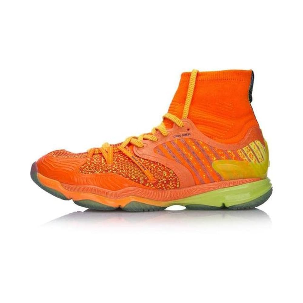 LI-NINGs Men Ranger Professional Badminton Shoes High Cut Cushion