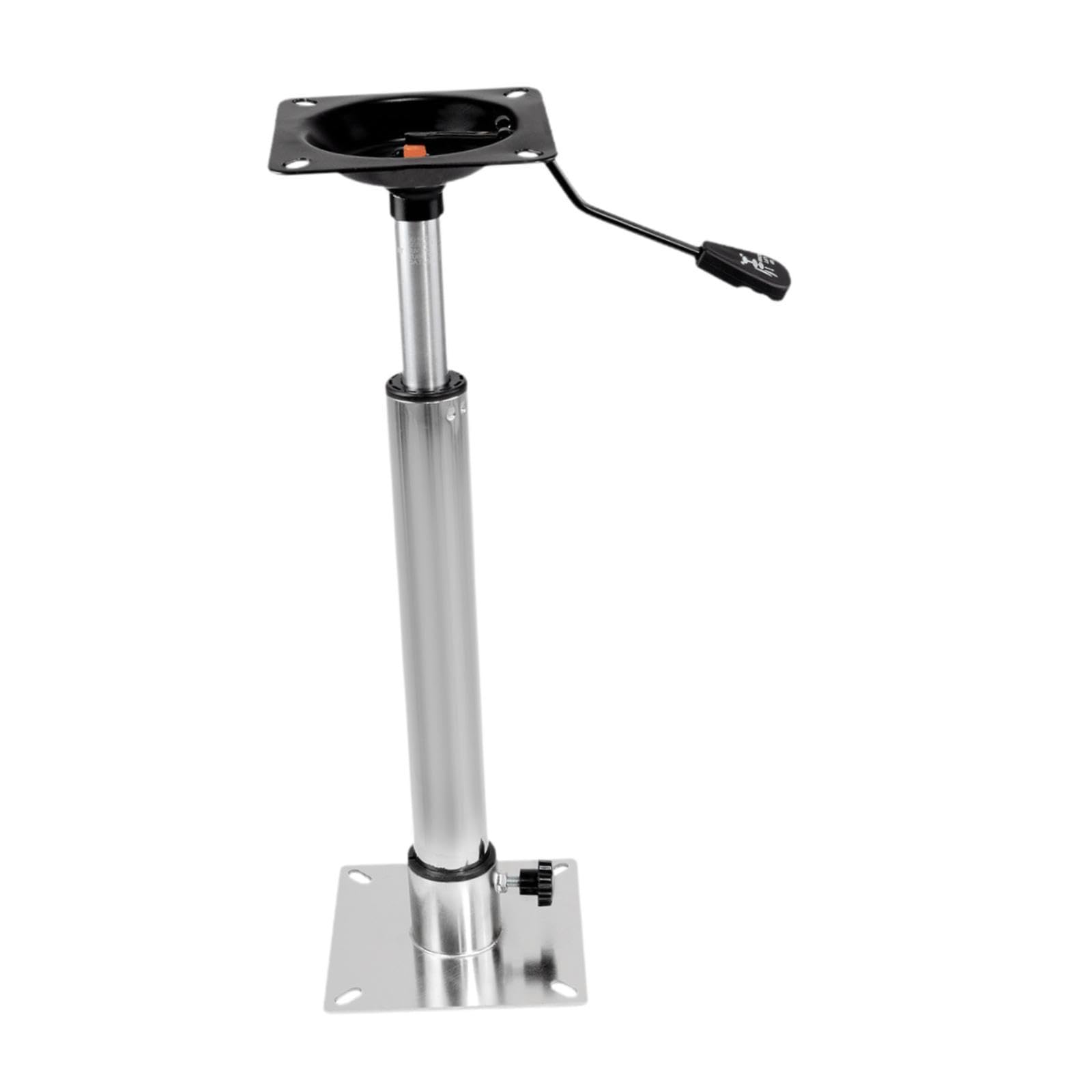 MagiDeal Boat Seat Pedestal Mount, Marine Chair Base, Heavy Duty Manual Sturdy for Most Boat Seat Mount, Without Seat