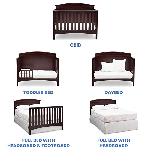 Delta Children Archer Solid Panel Convertible Baby Crib