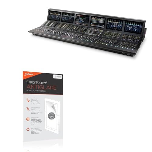 BoxWave Screen Protector Compatible with Avid Venue S6L - 48D - ClearTouch Anti-Glare (2-Pack), Anti-Fingerprint Matte Film Skin