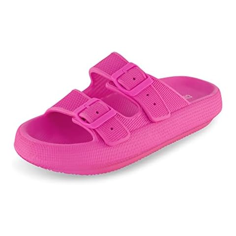 CUSHIONAIRE Women's Fame Cloud Slide Sandals Cover