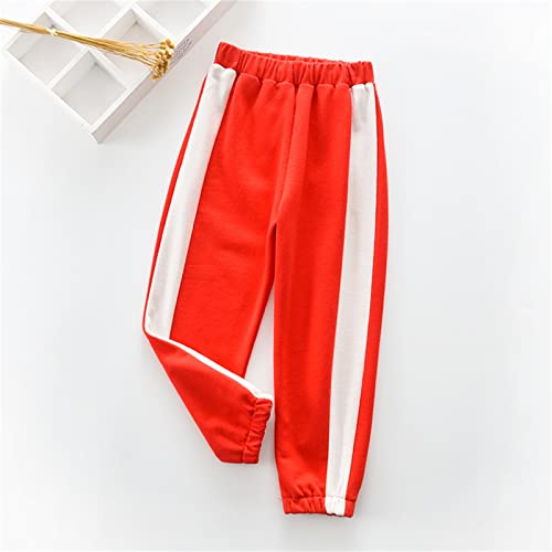 Toddler Girl's High Elastic Waist Sweatpants Casual Long Sports Jogger Athletic Pants Kids Boys Cute Preppy Clothes3