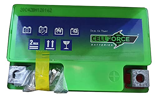 Image of SREE GURU BATTERY Cell Force CDZ4L 4AH Battery for Bike