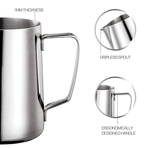 Salsera Lanzamiento de lanza espreso espresso café café barista artesanal latte capuchino leche crema taza espuma jarra… - Imagen 6