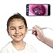 WiFi Otoscope for iPhone and Android, Teslong New Upgrade 4.3mm Visual Ear Cleaner with Wireless Adapter, Earwax Removal Tool, Washable Speculum Tips and Carrying Bag