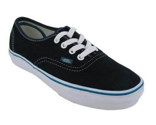Vans Unisex's VANS AUTHENTIC SKATE SHOES 3.5 (NAVY/DEEP LAKE)