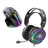 Compatible Multiplateforme : Ce casque gaming se branche directement sur la sortie jack 3.5 mm de votre manette console, Xbox, console Nintendo Switch, smartphones, Mac, et votre PC grâce à son adaptateur inclus.