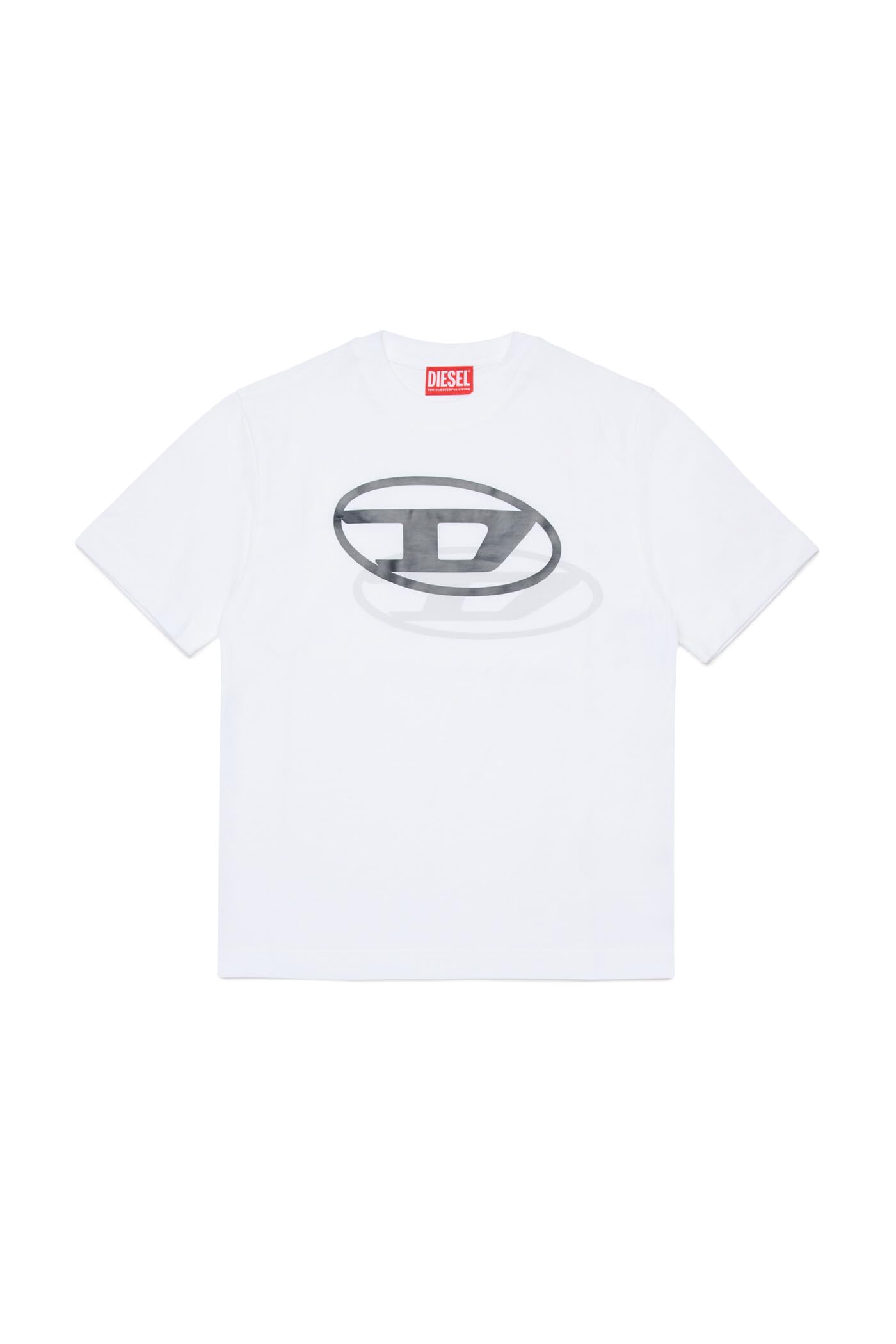 Diesel Boys' T-Shirt with Printed Oval D Logo