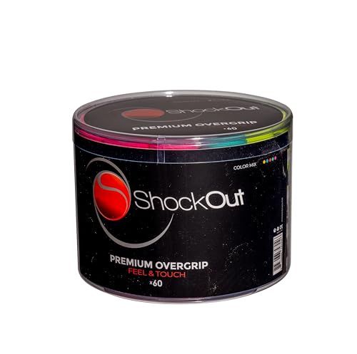 Overgrips Shockout X60 multicolores pour vos tournois de tennis