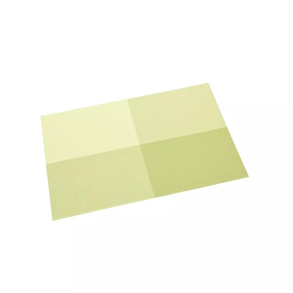 IANSHFKN Rectangular Western Plate Mat Floor Placemat For Dining Table Decoration