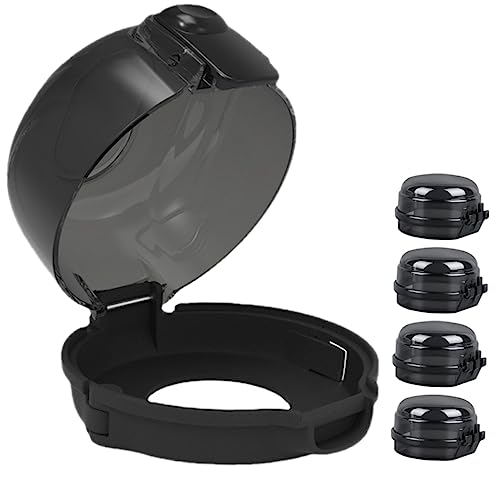KOMBIUDA Gas Stove Knob Covers Childproof Locks Stove Knob Protectors for Boys and Girls Non-Slip Design