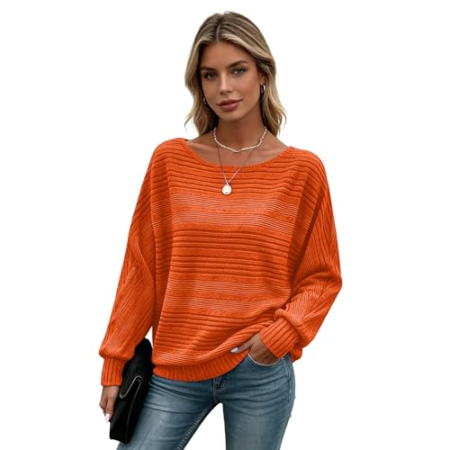 Image of Women's Batwing Tunic Tops, Long Sleeve Shirts Blouses, Business Casual Sweater for Office Work