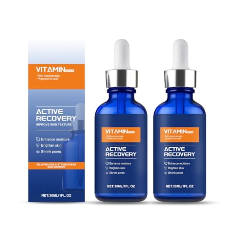 Suero Facial de Vitamina C, 2 Unidades, Brillo Instantáneo, Hidratación Intensa, Antioxidante Eficaz, Minimiza Líneas Finas, Para Todo Tipo de Piel, Uso Diario, Unificación del Ton