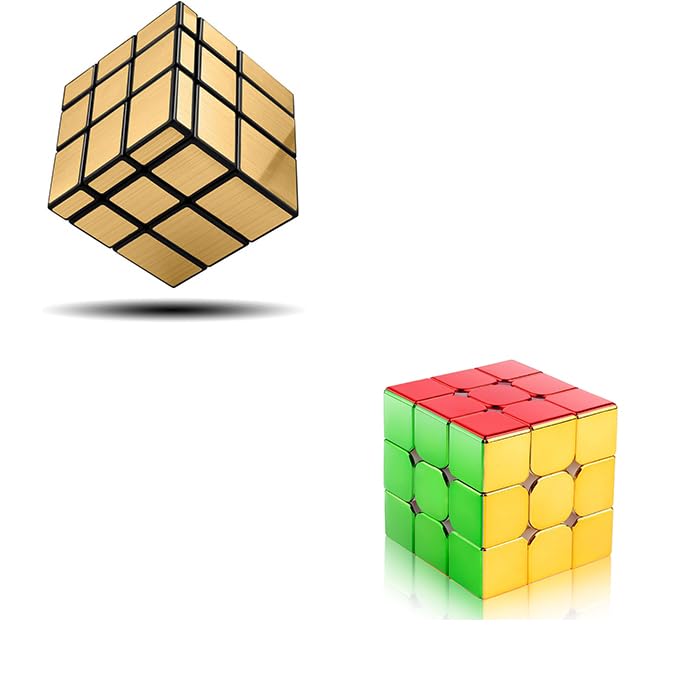 Shengshou Mirror Cube 3x3 Speed Cube & Magnetic Mirror Reflective Speed Cube 3x3x3