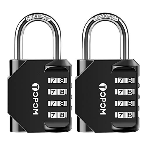 Best Quality ๐ฅ TOPOM Combination Lock 4 Digit Outdoor Waterproof Padlock for School Gym Sports Locker, Gate, Fence, Toolbox, Hasp Storage (Black, Pack of 2) Best Quality ๐ฅ TOPOM Combination Lock 4 Digit Outdoor Waterproof Padlock for School Gym Sports Locker, Gate, Fence, Toolbox, Hasp Storage (Black, Pack of 2)