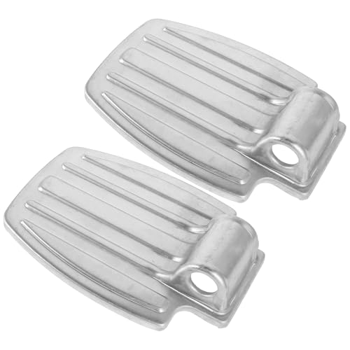 GALPADA Reposapiés Elevable para Silla de Ruedas de Aleación Metálica Antideslizante Par para Personas Mayores Accesorio Resistente para Movilidad y Seguridad Hogar